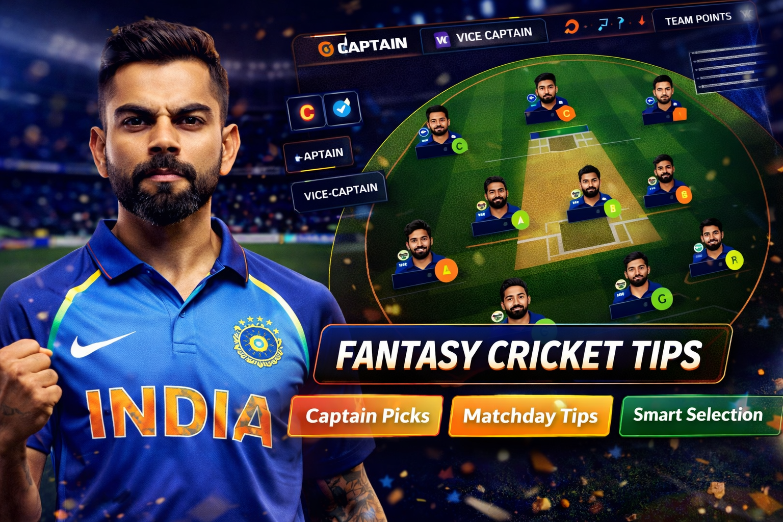 Cricket APK Download role based fantasy cricket checklist